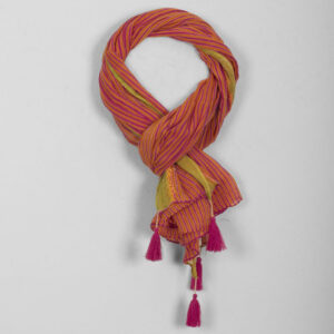 STRIPED PINK/YELLOW PAREO 9500.166