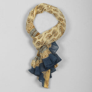 IRIS FLOWER PAREO 7500.104 MUSTARD