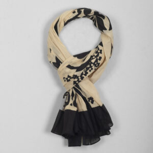 FLOWER PAREO 4500.030 BLACK