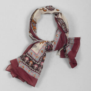 SQUARE KASHMIR PAREO1500.522 DRY ROSE