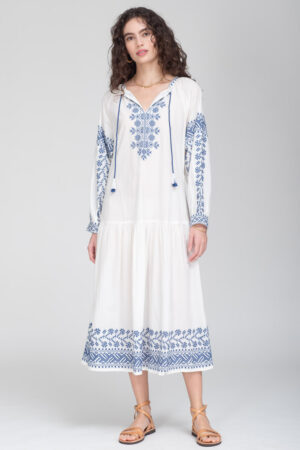 TINA DRESS D1255 BLUE
