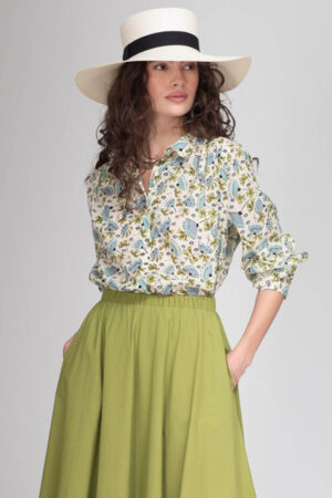 FLORENCE SHIRT 1103.001 MINERAL BLUE