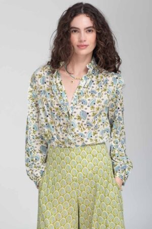 LUCY SHIRT 1108.001 MINERAL BLUE