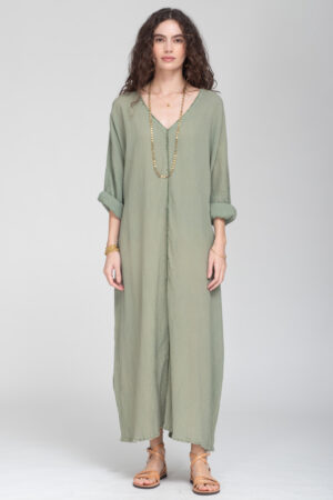 ADELINA PONCHO 4268.77 OLIVE GREEN